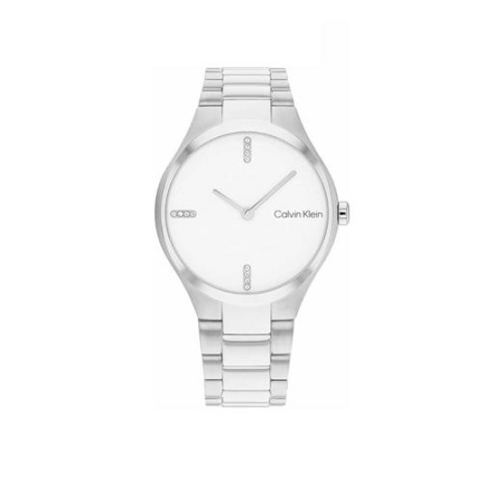 Calvin Klein Women's watch with Metal Bracelet Silver