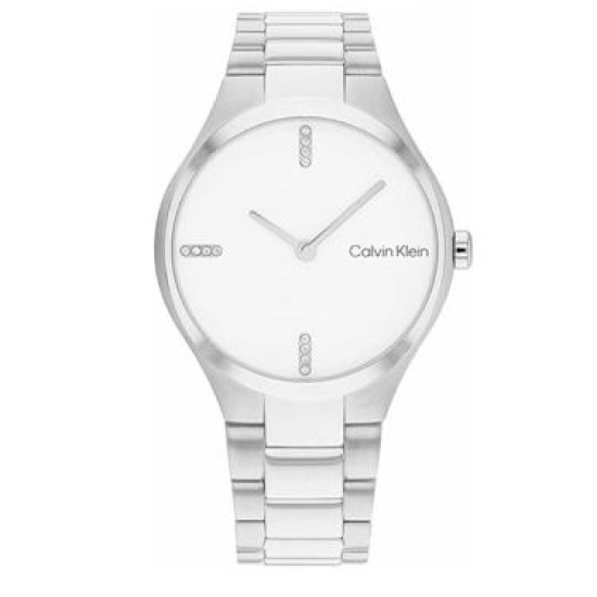 Calvin Klein Women's watch with Metal Bracelet Silver