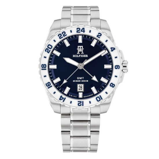 Tommy Hilfiger Watch Battery with Silver Stainless Steel Bracelet