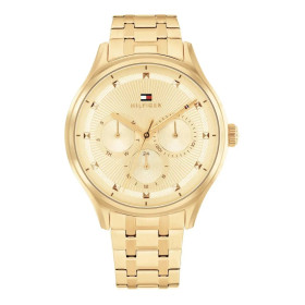 Tommy Hilfiger Casual Watch Chronograph with Gold Stainless Steel Bracelet