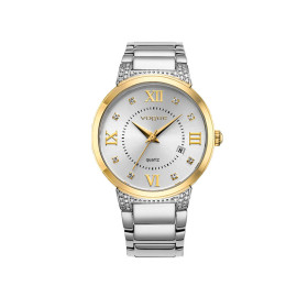 Vogue Crystals Watch with Silver Stainless Steel Bracelet