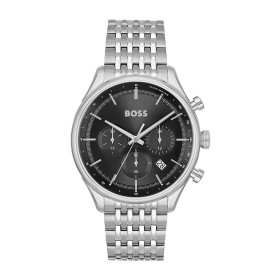 Hugo Boss Watch Chronograph Battery with Silver Stainless Steel Bracelet