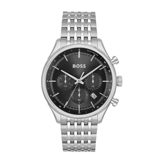 Hugo Boss Watch Chronograph Battery with Silver Stainless Steel Bracelet