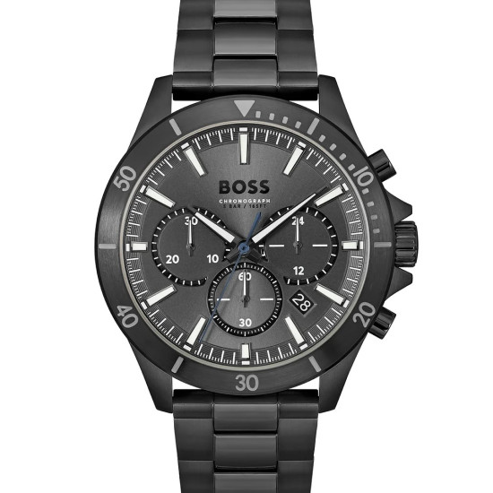 Black Mens Watch Boss Troper