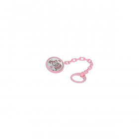 Silver pacifier for girl MA-PS002K-R