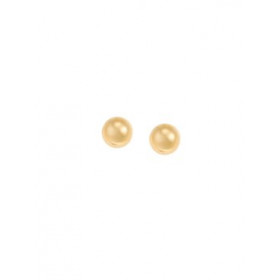 Gold stud earrings k14