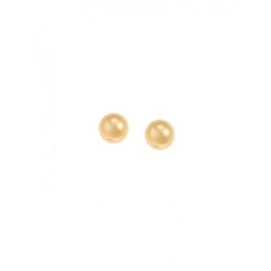 Gold stud earrings k14