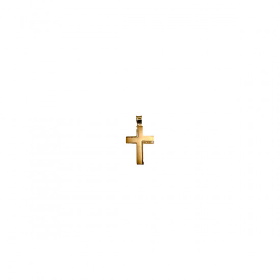 Cross in yellow gold k14